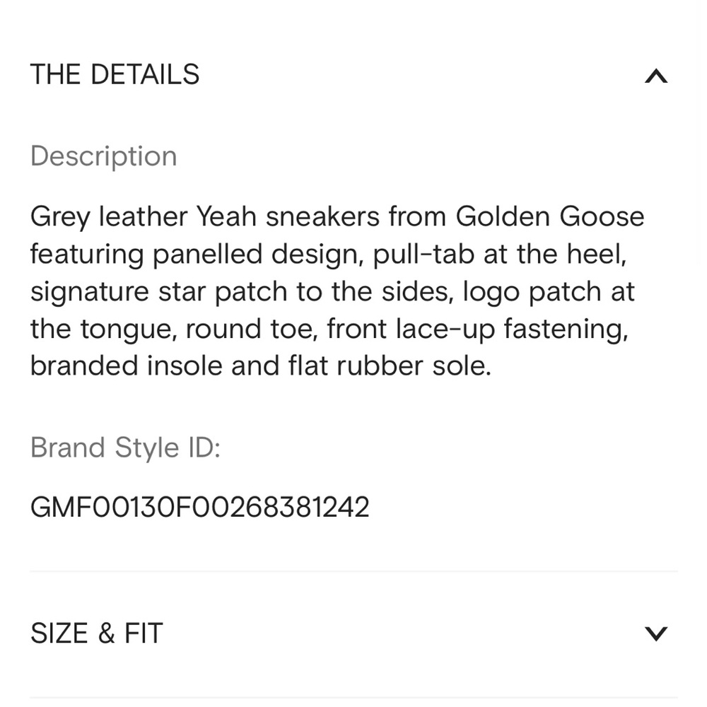 Golden Goose YEAH NWT - Picture 5 of 7